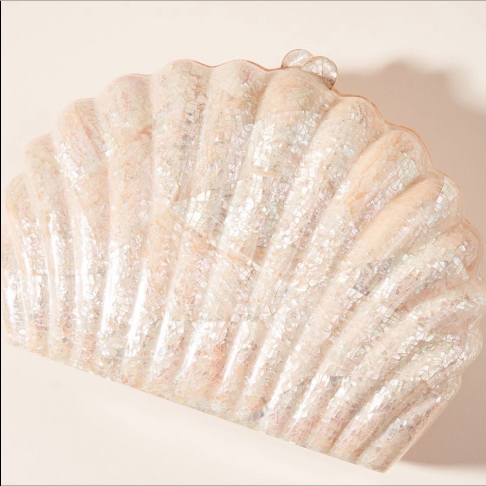 Rafe Totengco Clam Shell Minaudiere Clutch, NWT